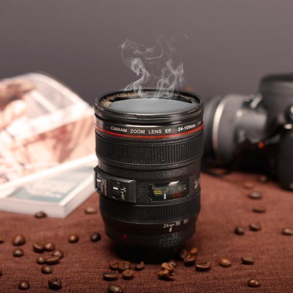 Aperture™ - The Original Camera Lens Coffee Mug + FREE Socks